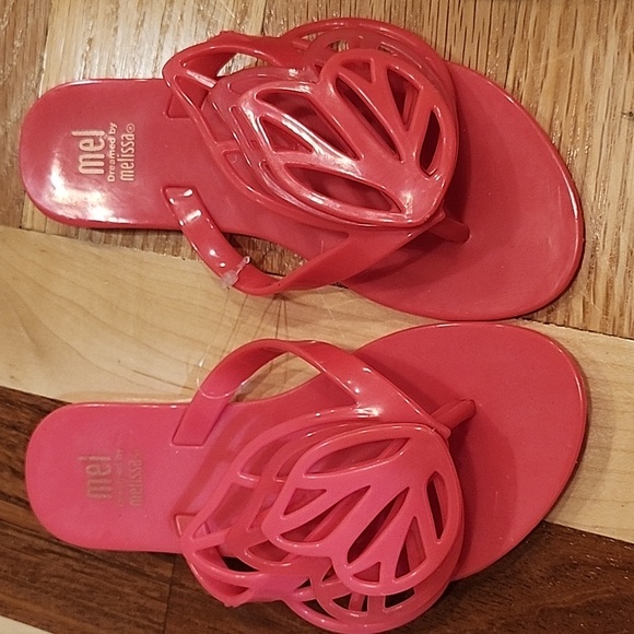 Mini Melissa Other - Mini Melissa pink sandals girl size12